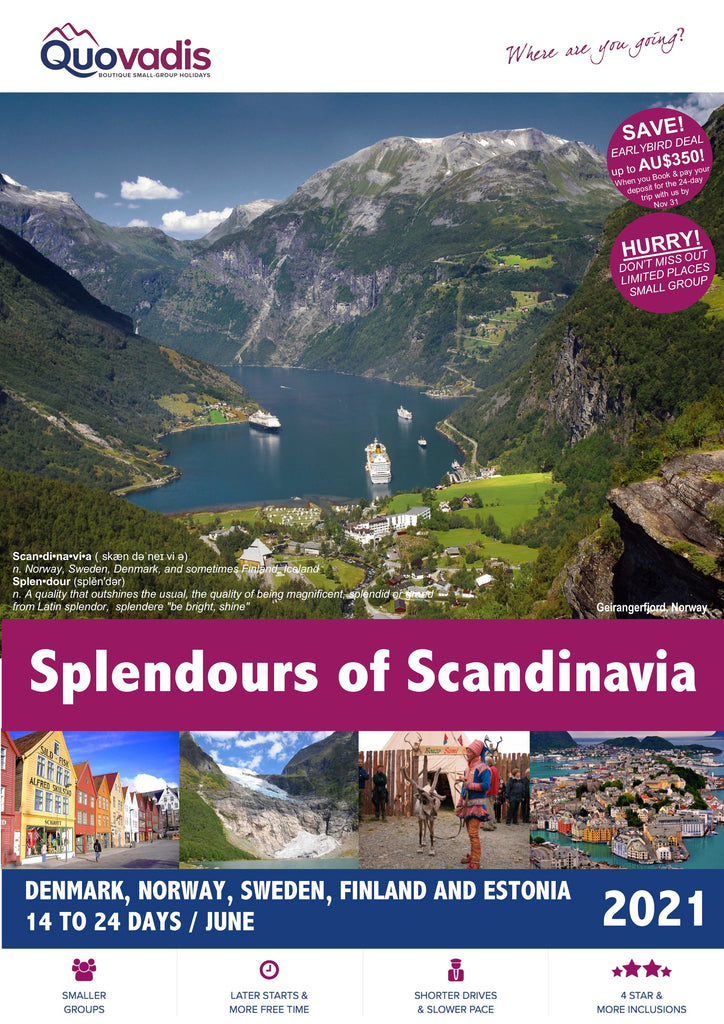 Quo Vadis Holidays "Splendours of Scandinavia" Trip